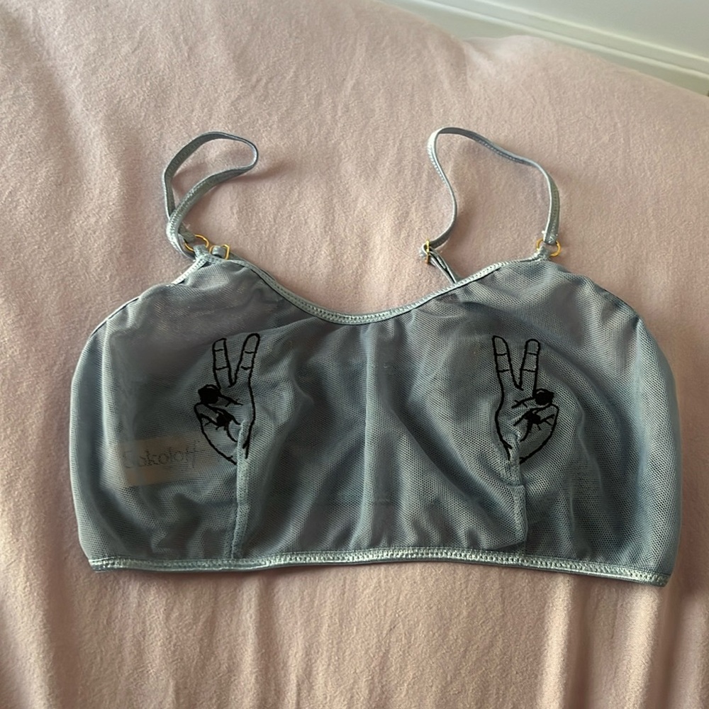 Sokoloff sheer lingerie small